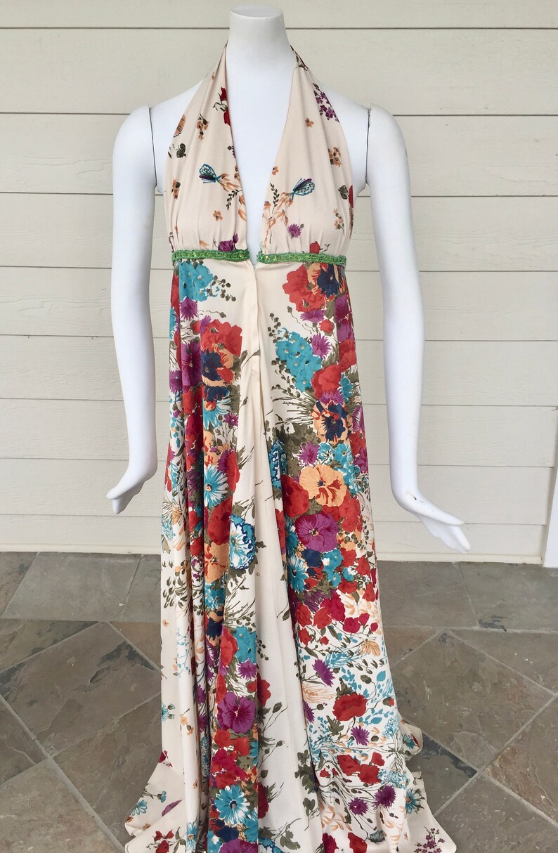 halter boho maxi dress