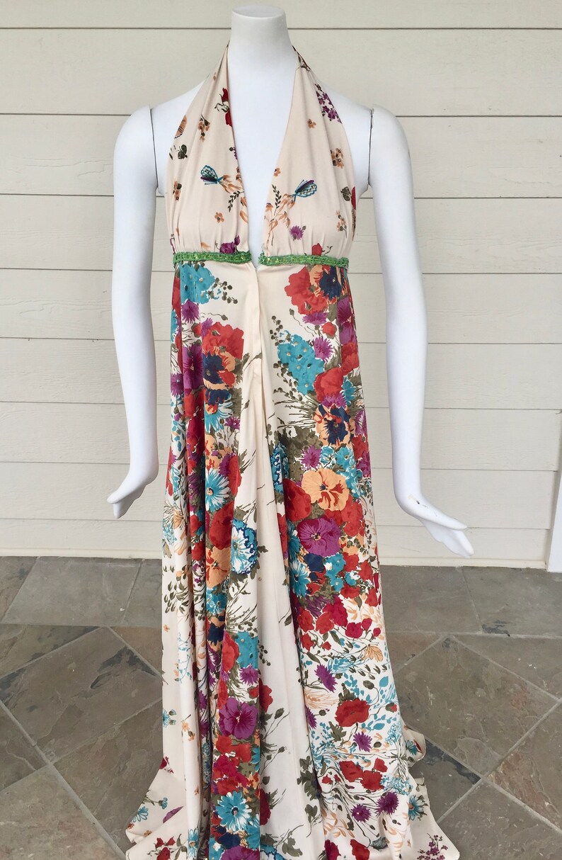 boho halter dress