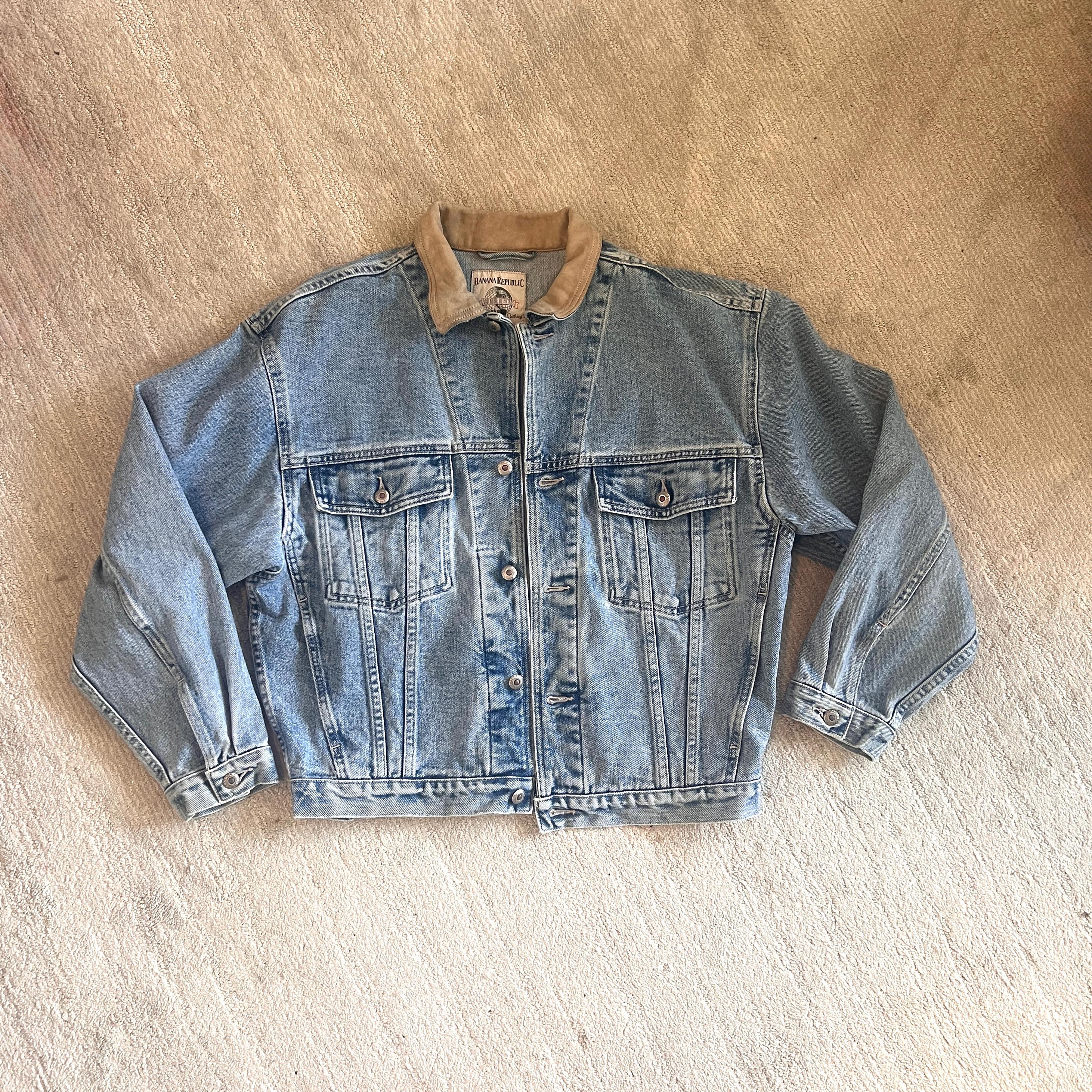 Banana Republic Denim Jacket - Etsy