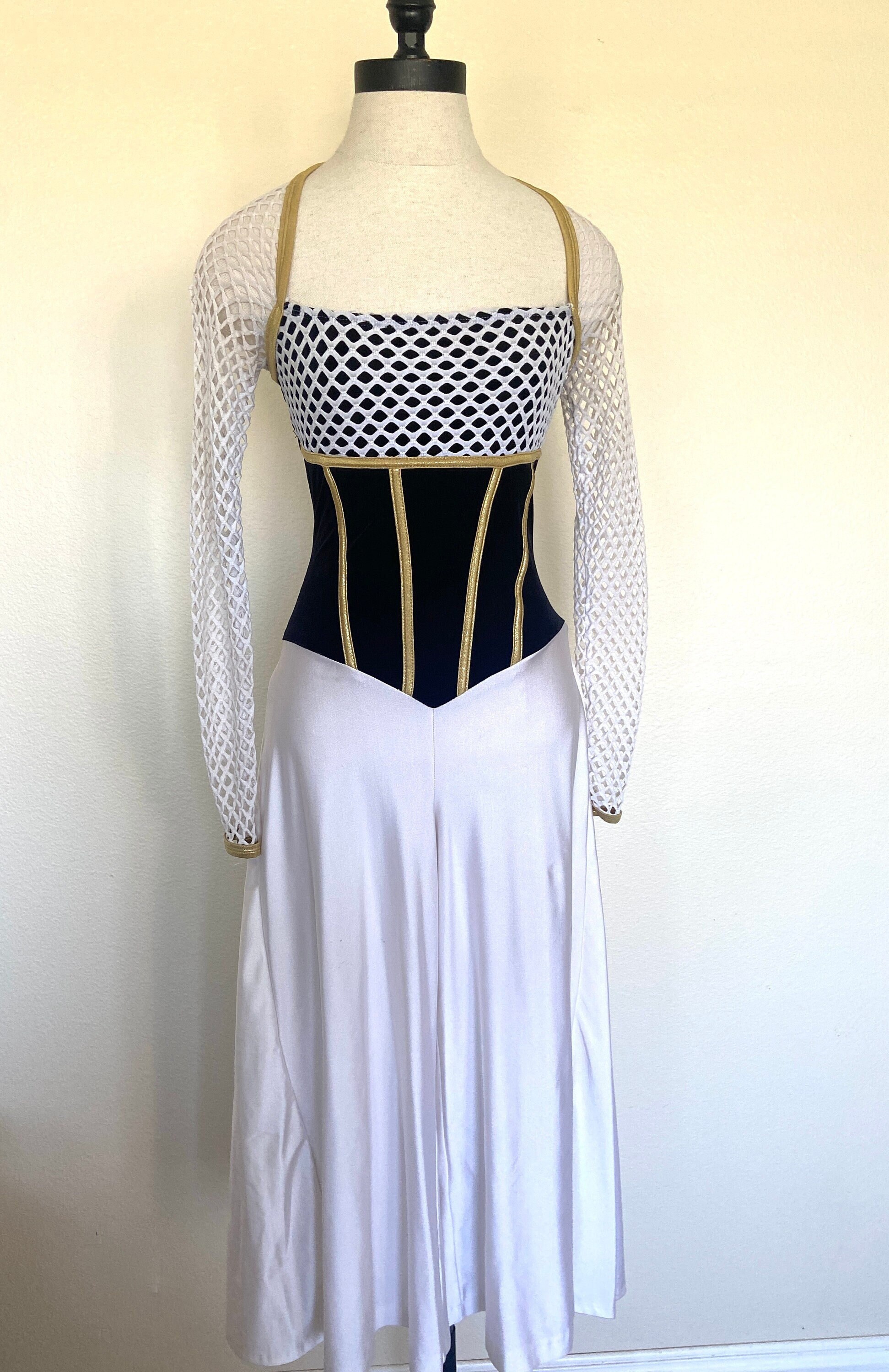 slim fit dress slacks Final Fantasy VII Aerith Tifa Yuffie White Gold Saucer Dress Cosplay C   Cosplaysky.ca