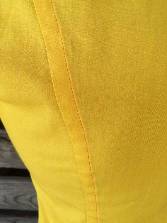 70s Malibu Connection - Bright Yellow Shirt - Siz… - image 7