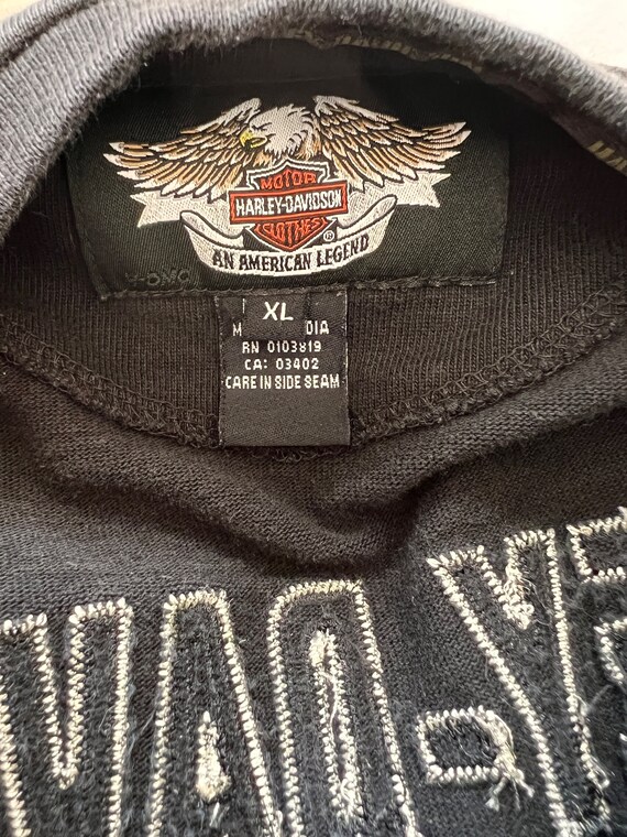 Harley-Davidson V-Neck Pullover Sweatshirt - Size… - image 10