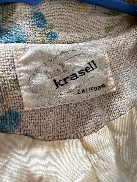 70's Soft Burlap Crop Button Up Blouse - Size Sma… - image 10