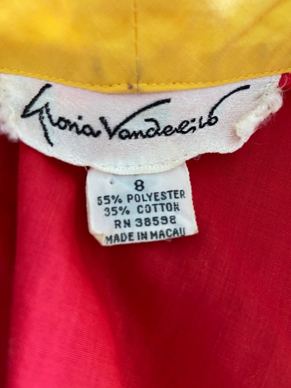 70's Gloria Vanderbilt - Short Sleeve Shirt - Pri… - image 10