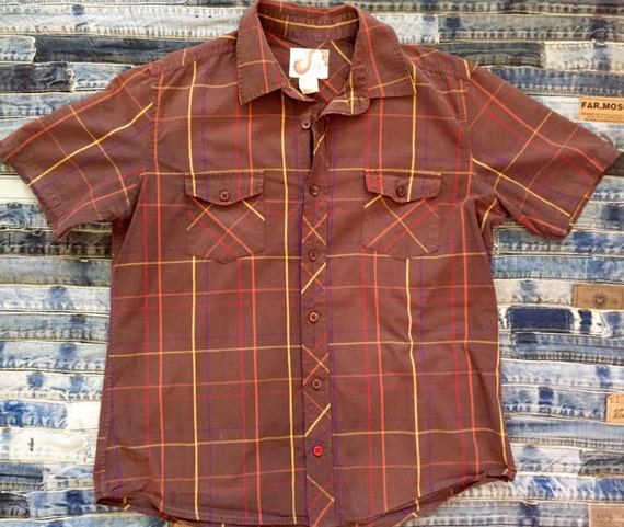 OP -  Mens Brown Shirt - Size L - image 1