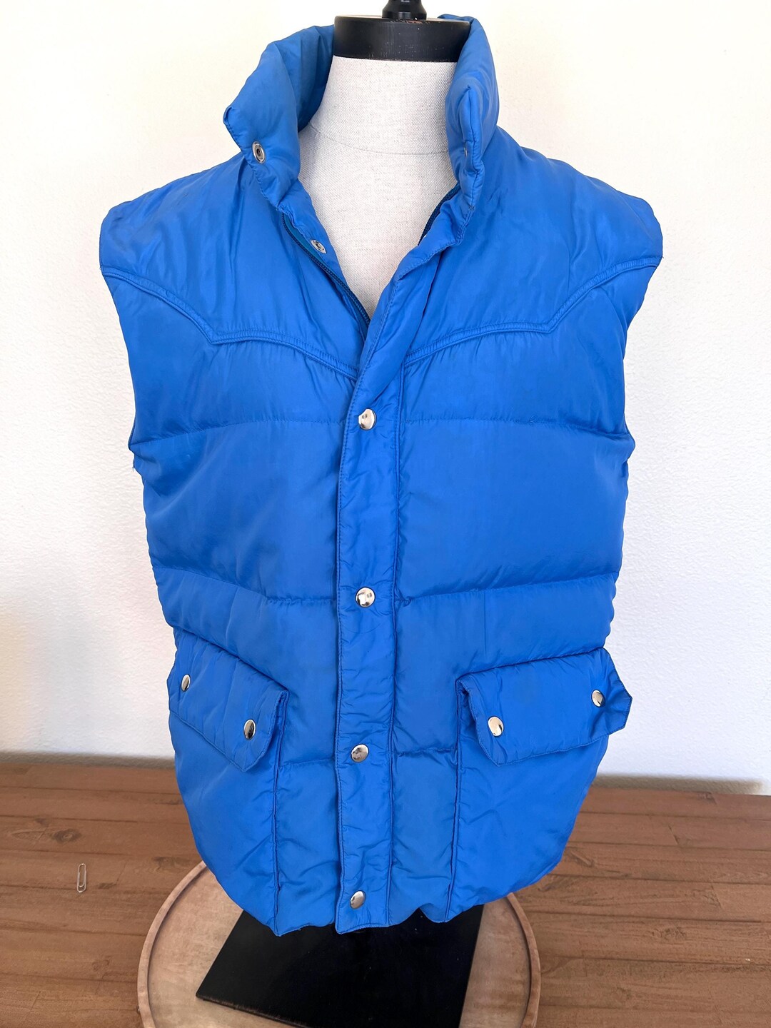 Vintage★COMFY Goose Down Vest USA リバーシブル Reversible Duck Down Puffer Vest Vintage Comfy Green Black