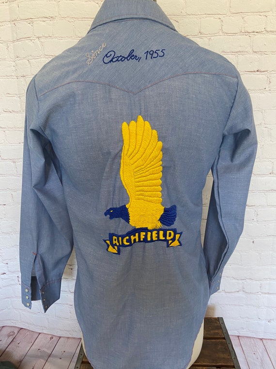 Richfield Oil - Embroidered Denim Shirt
