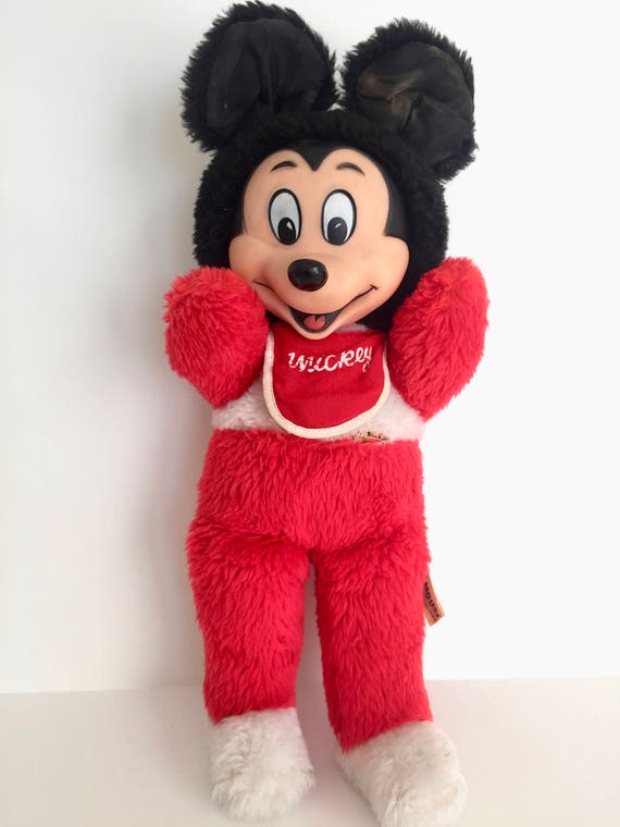 vintage stuffed mickey mouse