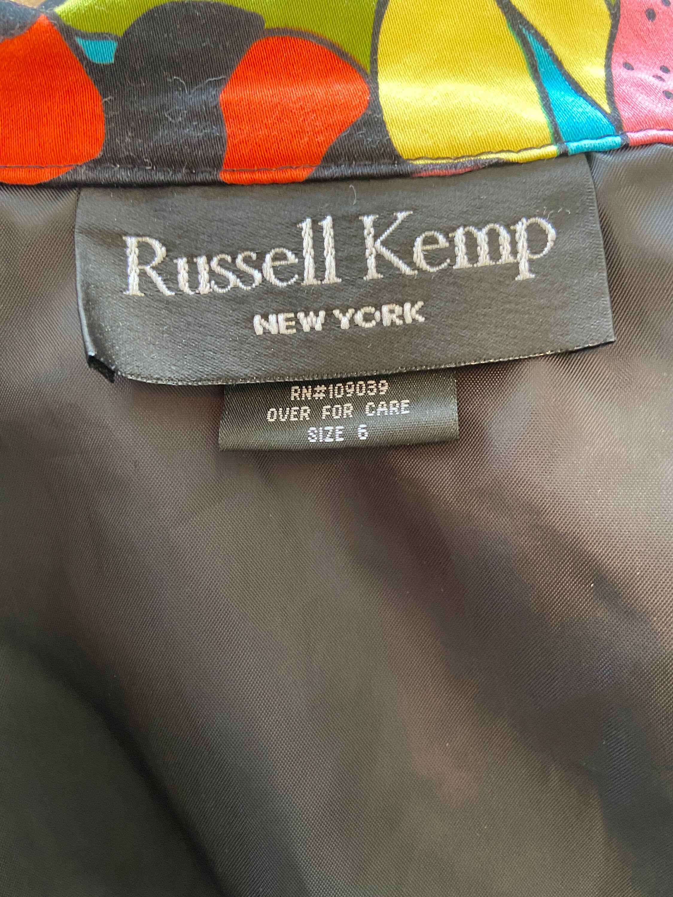 vintage ブラックフリンジジャケット Russell Kemp - ジャケット・アウター