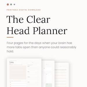 Easy-to-use Planner: Help with Prioritizing, To Do List, Follow Ups, Shopping List (PDF Download)