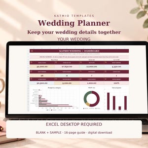 Hochzeitsplaner-Tabelle für Excel: Budget, Gästeliste und Sitzplatzverwaltung