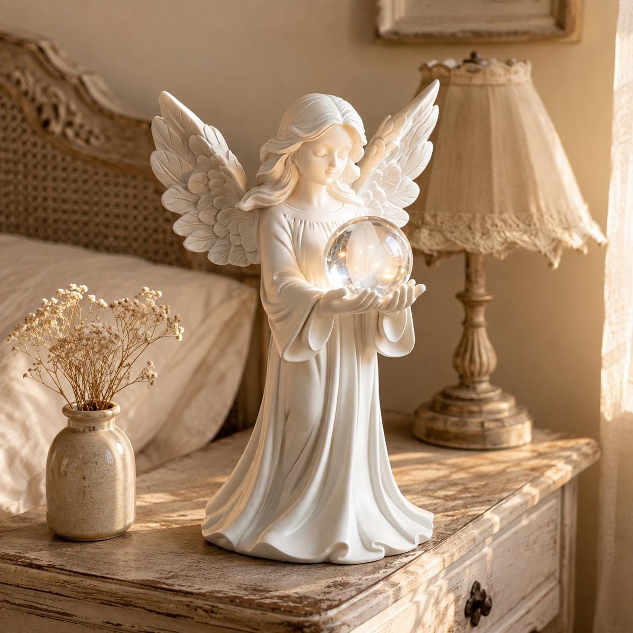 Vintage Angel Figurine - Etsy