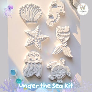 Dive Into Creativity | Under the Sea Paintable Plaster Kit | Ocean Craft for Kids
