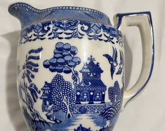 Momiyama ~ Pitcher ~ Made in Japan ~ Blue Willow