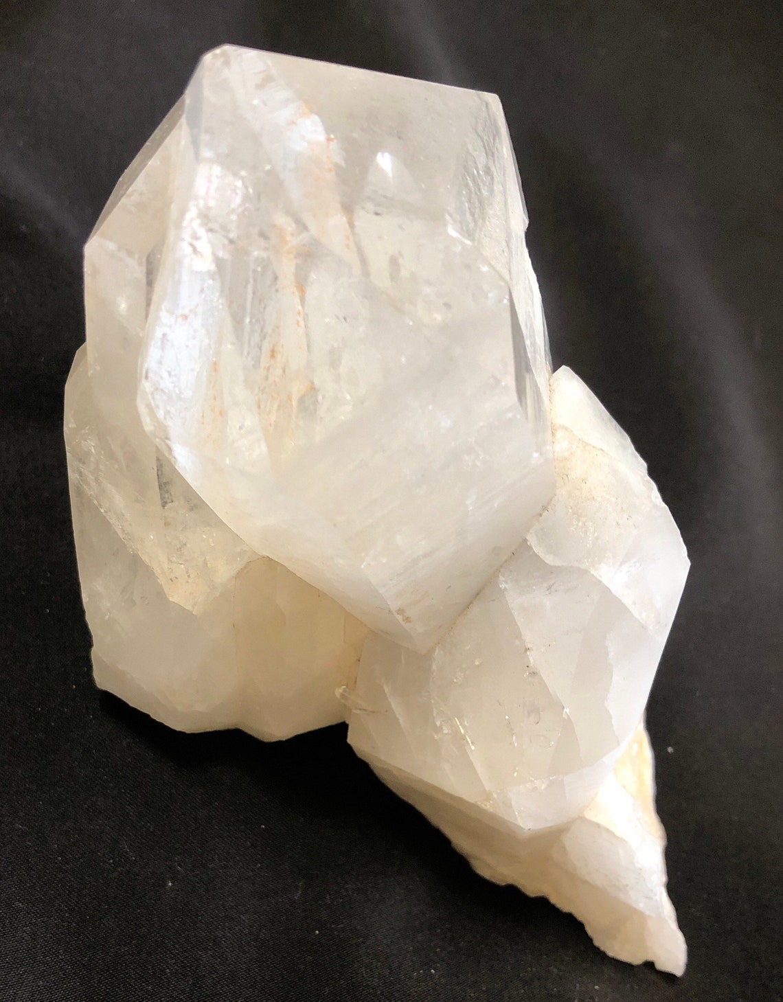 Clear / White Rock Stone With Large Crystal Like Point Etsy
