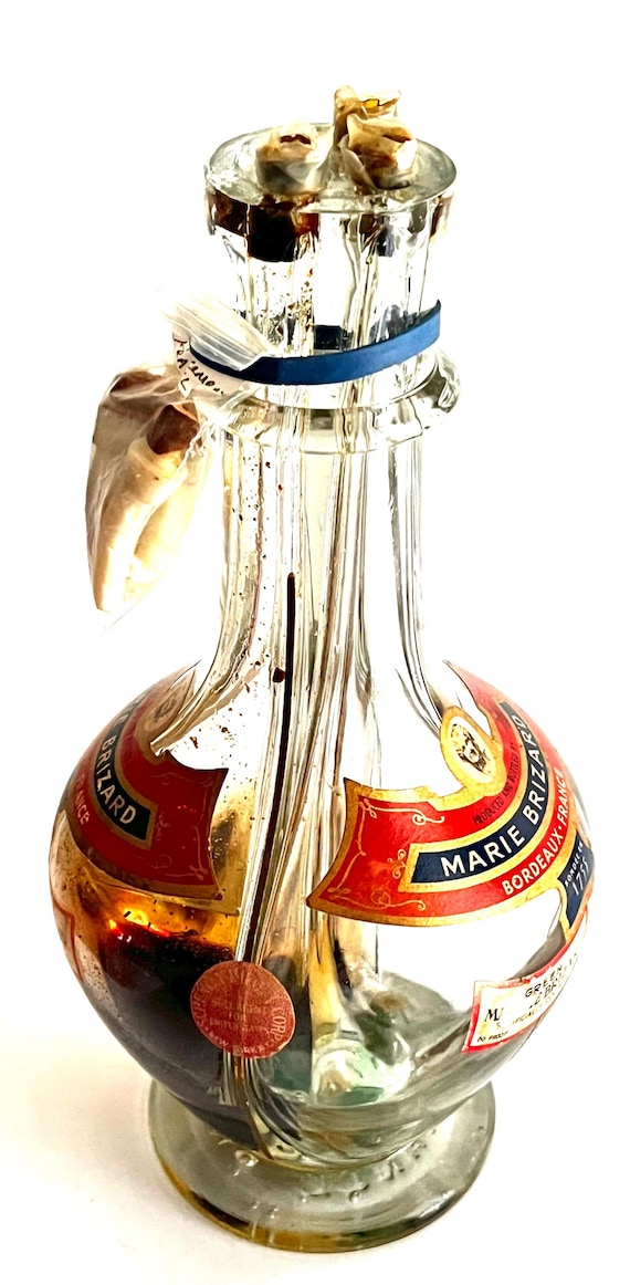 Vintage Marie Brizard Liqueur Bottle – Bordeaux France, 4