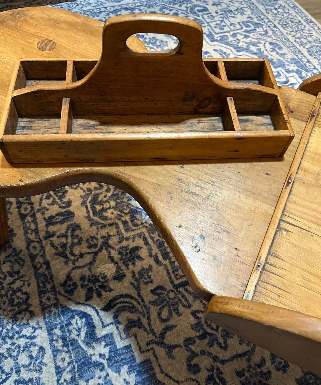 Vintage Cobblers Bench With Tray great for Coffee Table Etsy