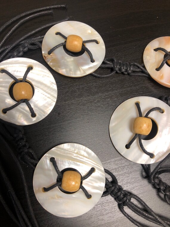 Boho - Hippie Bead & Shell Belt - Etsy display picture 1