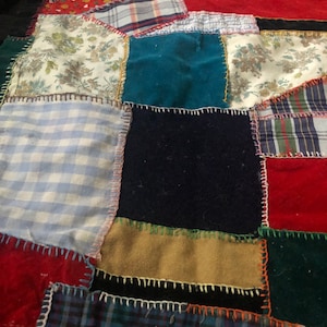 Doll Crazy Quilt Possibilities are endless with this piece. Obviously made with love