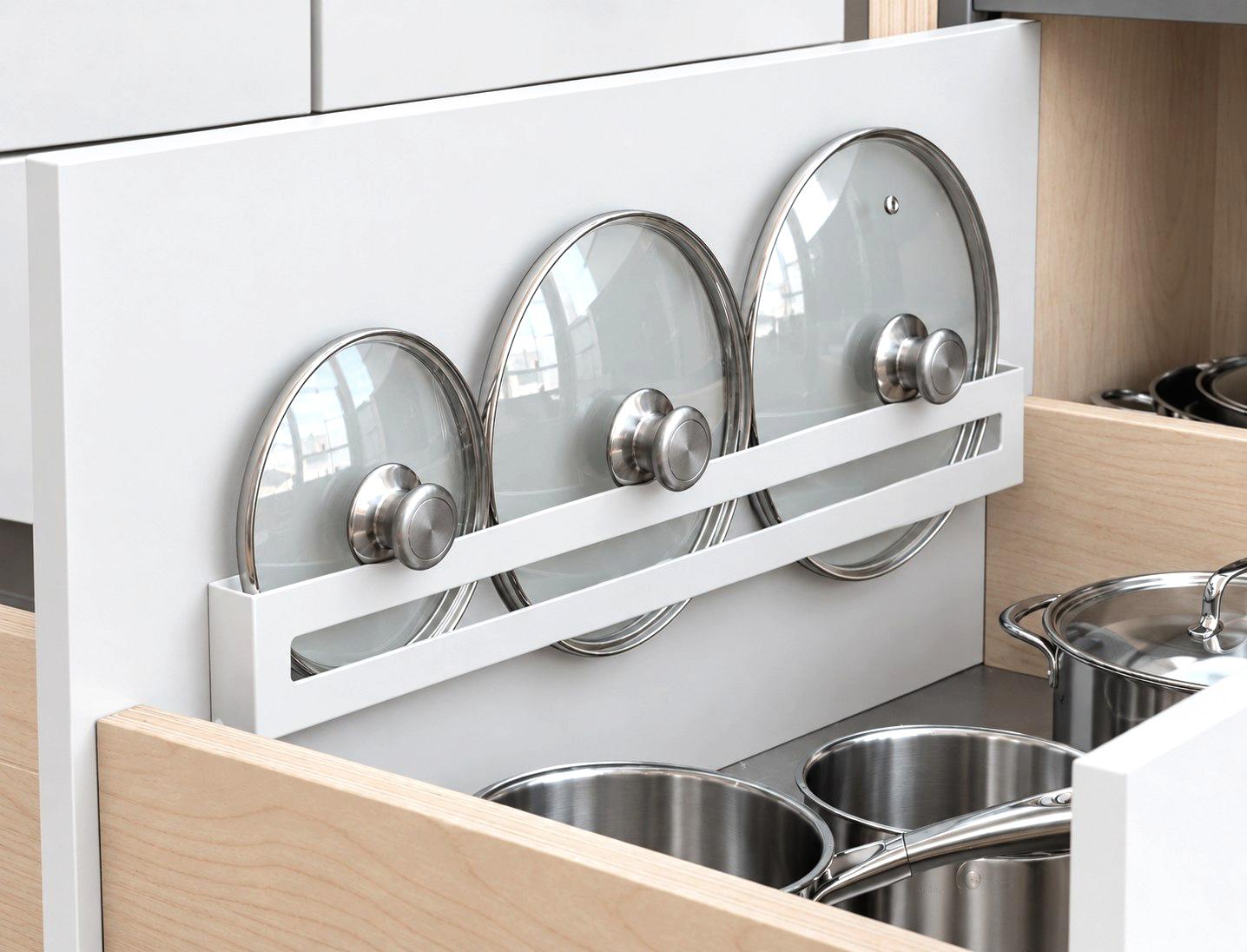 Pfanne deckel halter