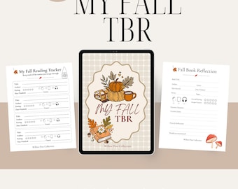 Fall Reading Reset Kit | Printable Book Journal | Autumn Reading Planner | Bookish Digital Download | TBR