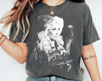 Dolly Parton Vintage Comfort Colors Shirt, Retro Legend Dolly Parton Tribute Shirt, 90s Fan Gift, RIP Country Music Queen Memorial Tee