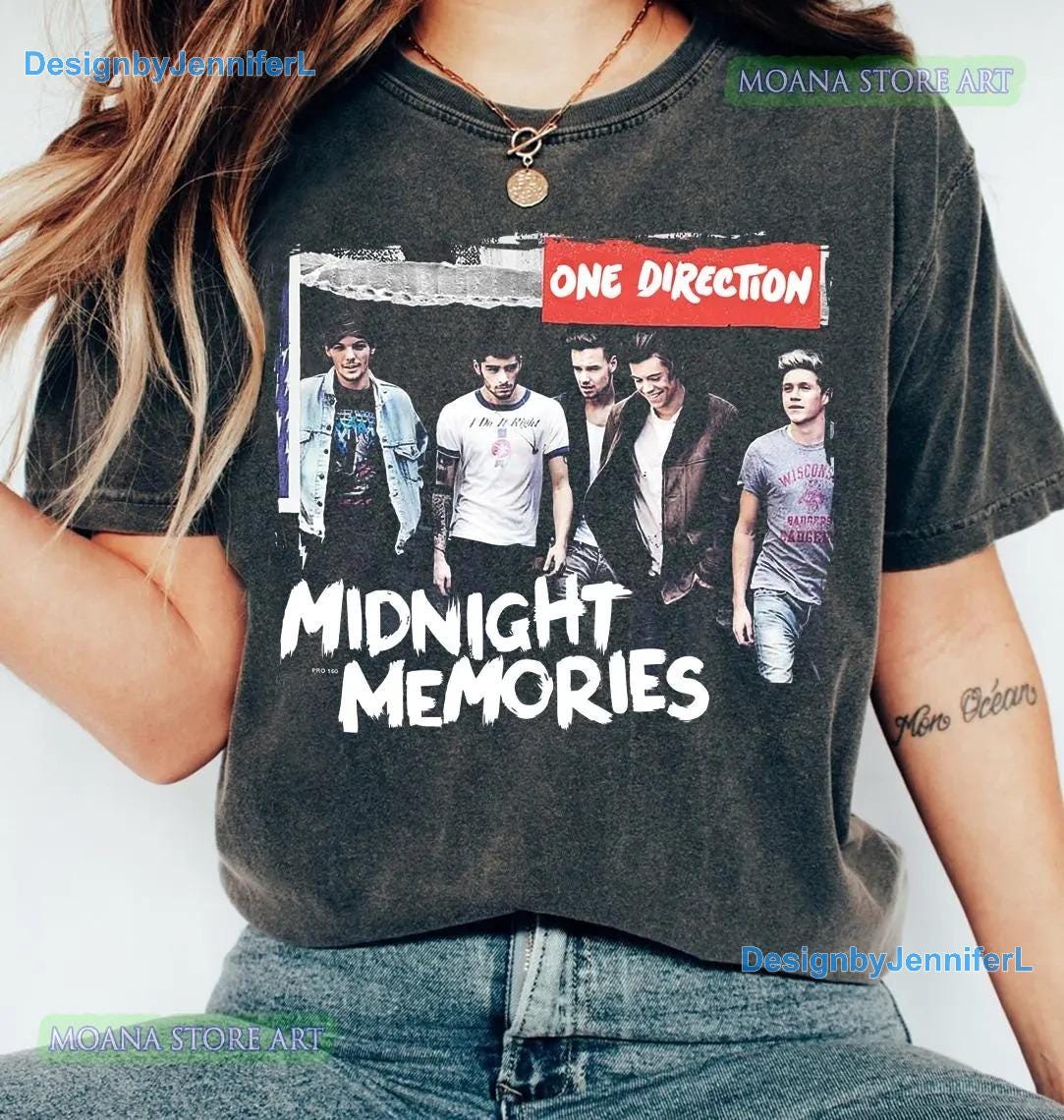 One Direction Midnight Memories T Shirt - Etsy