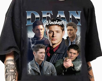 Vintage Dean Winchester Comfort Colors Shirt, Supernatural Dean Winchester Bootleg Tee,Gift For Women and Man Unisex T-Shirt