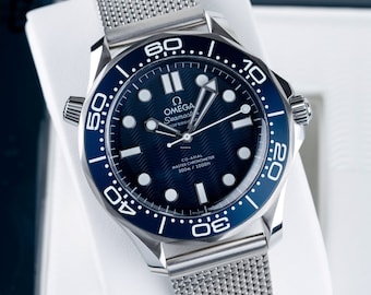 Omega Seamaster Diver 300 M NEW 2024 James Bond 007 60th Anniversary Edition 210.30.42.20.03.002, Swiss Luxury Watch gift ideas for men