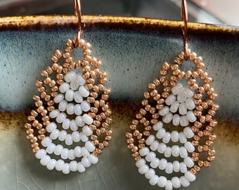 Beaded Chandelier Earrings - Bohostyle Earrings