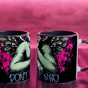 Mug à café Ange 325 ml (environ) - Mug Gamer - Mug en céramique - Cadeau Gamer