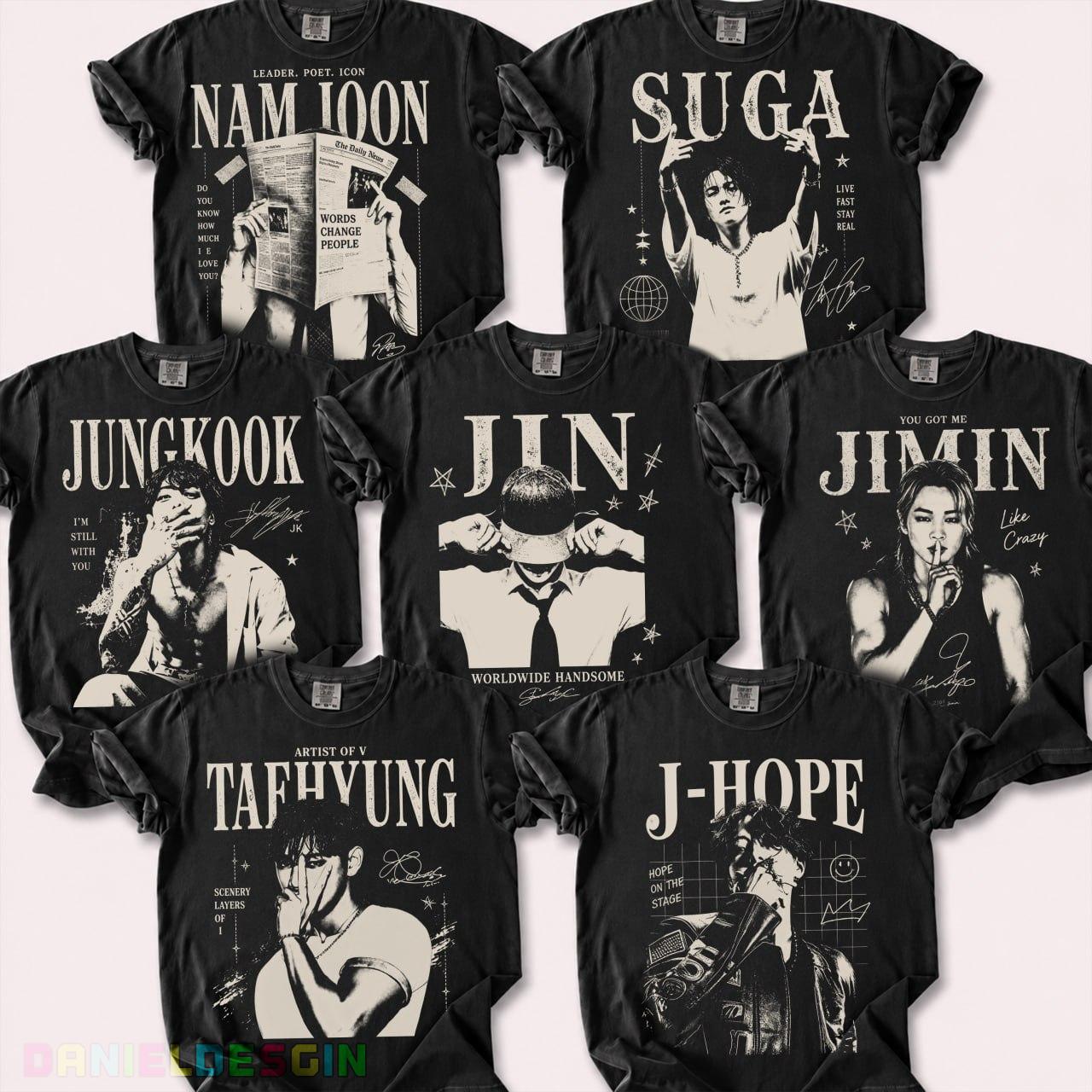 Jungkook and Taehyung Shirt - Etsy