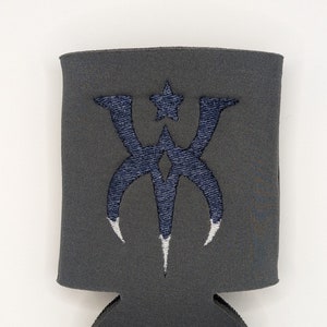 Belphegor Obey Me sloth embroidered koozie
