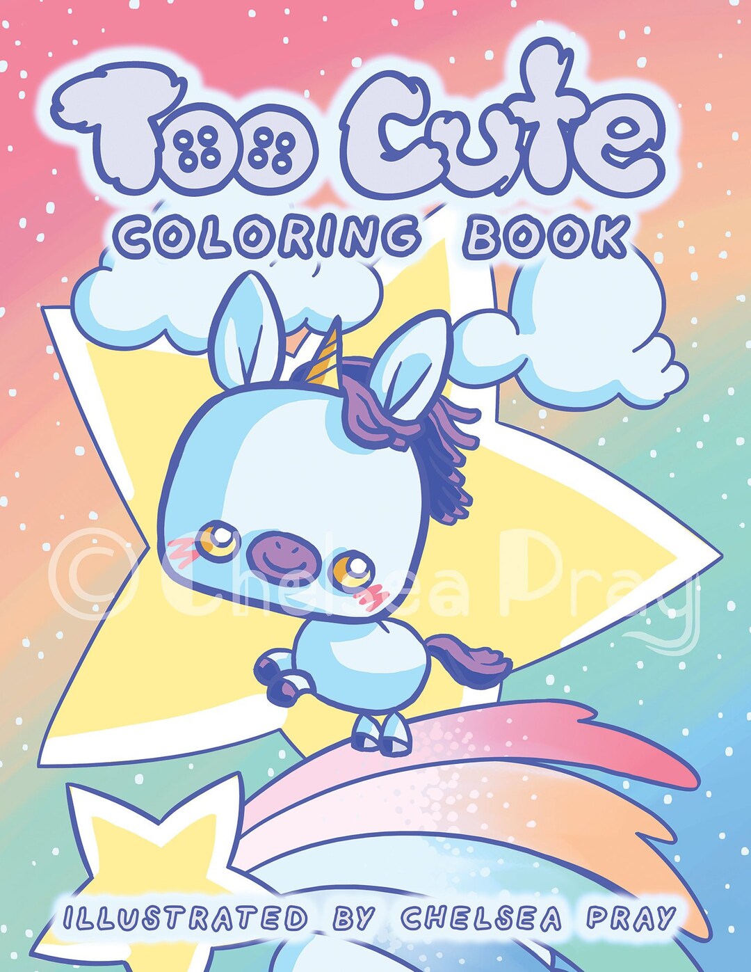 Too Cute Coloring Book - Etsy