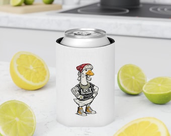 Lucy Two Chains Can Koozie | Postać z gęsi pije Koozie