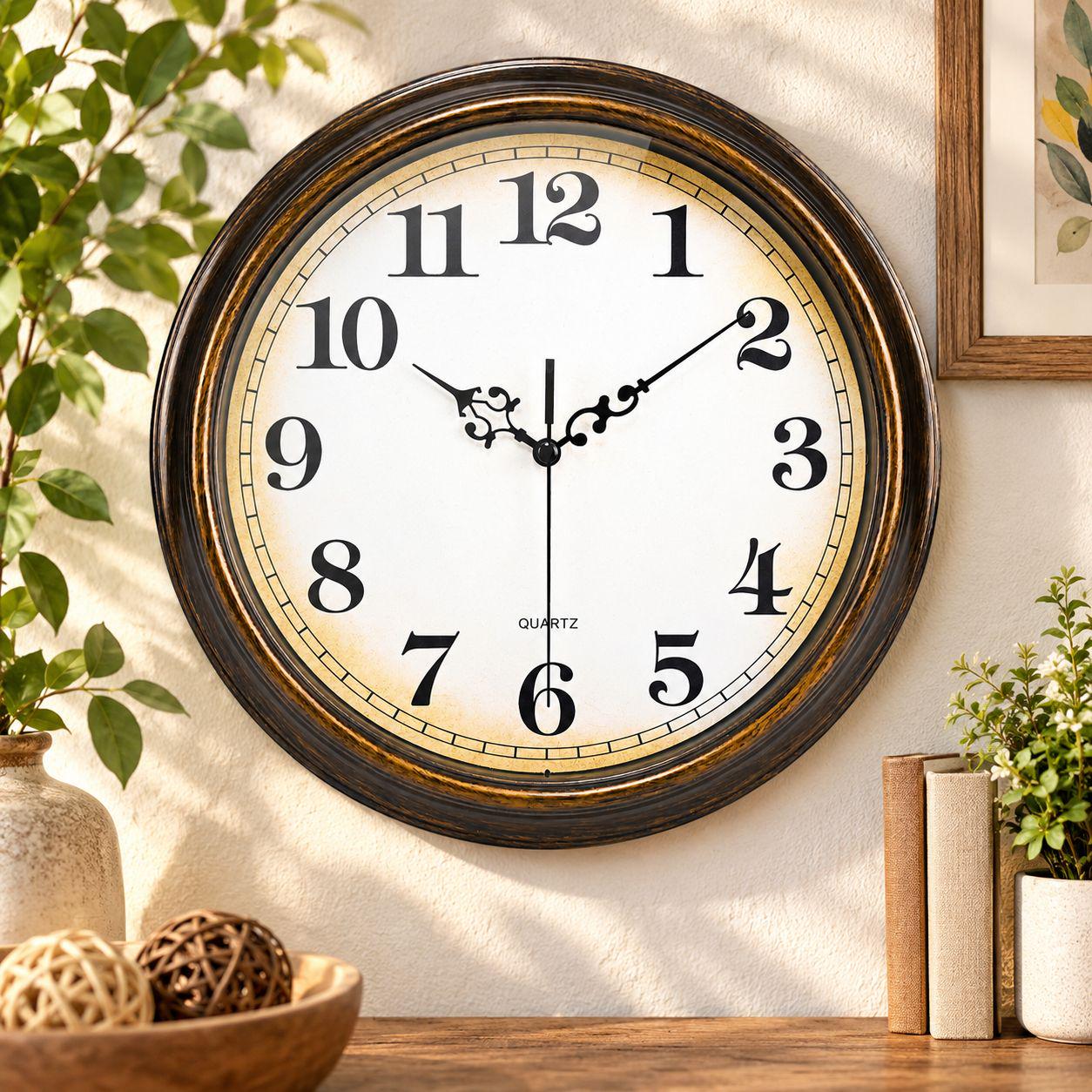 Vintage Plastic Clock - Etsy
