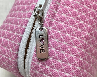 Love Zipper Charm, Love Zipper Pull