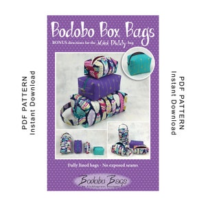 Box Bag Schnittmuster - PDF Instant Download