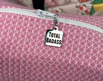 Total Badass Zipper Charm