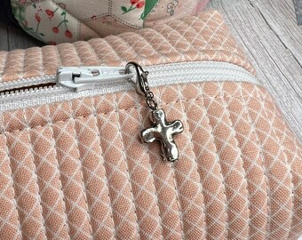 Religious Cross Zipper Charm