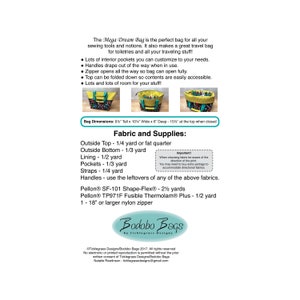 Bodobo Bags Mega Dream Bag Sewing Pattern - PDF Instant Download - Etsy