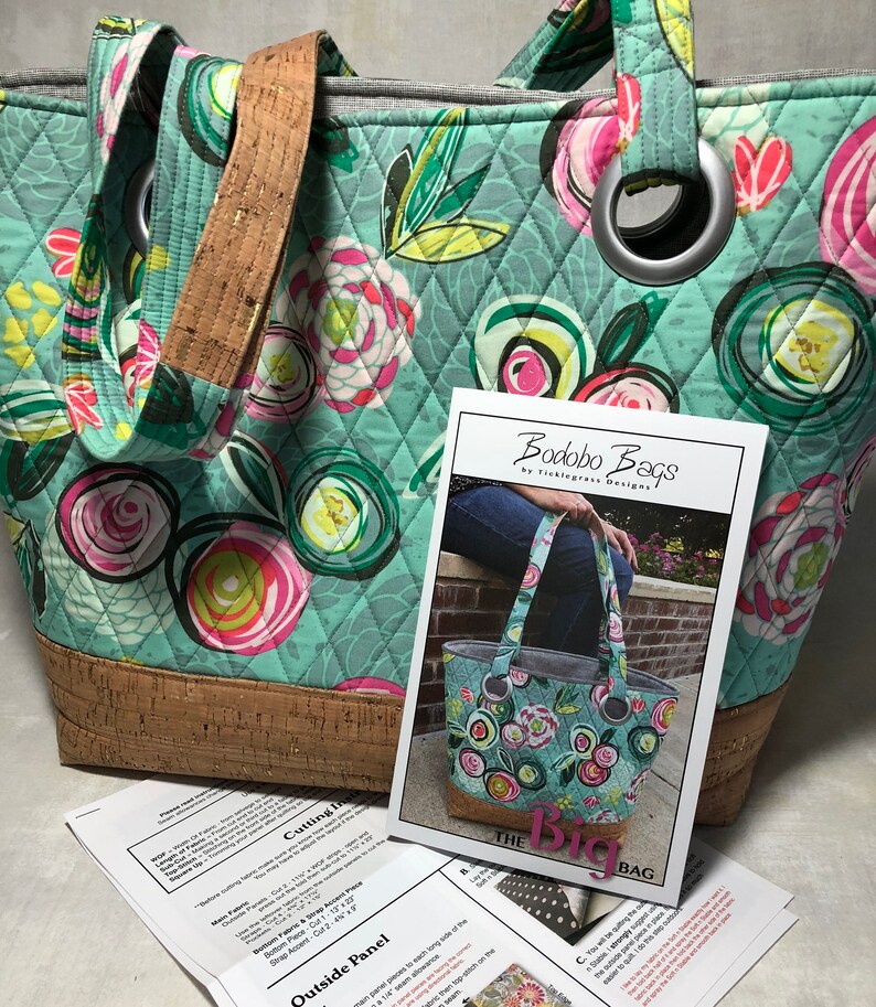 The Big Bag Sewing Pattern Paper Copy Etsy