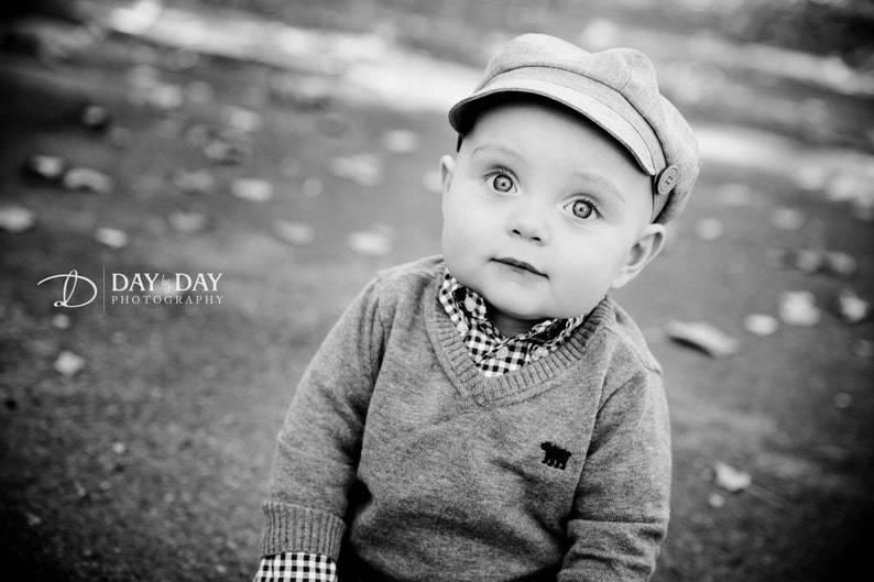 Newborn Newsboy Hat Baby Boy Toddler Infant Cap Light Grey / Etsy