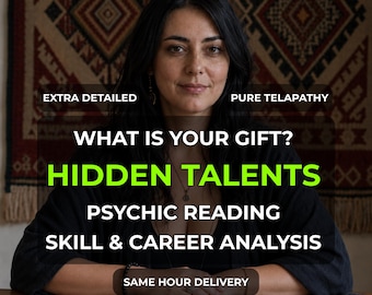 Hidden Talents Psychic Reading Same Hour | Spiritual Gifts, Career Path Skill, Life Purpose Analysis