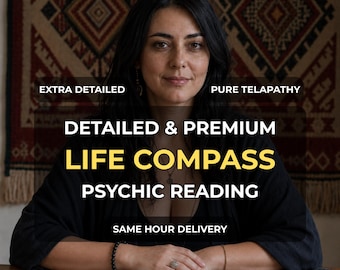 Life Path Compass Psychic Reading Same Hour | Spiritual Guidance, General Direction, Extra Detailed Future