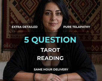 5 Question Tarot Reading Same Hour | Love Career Money, Instant Detailed Answers, Accurate Psychic