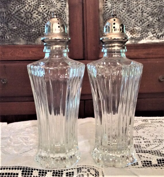 Mikasa Diamond Fire Salt and Pepper Shakers Japan Etsy