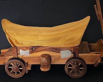 Model Conestoga Covered Wagon Westward Expansion Pioneers