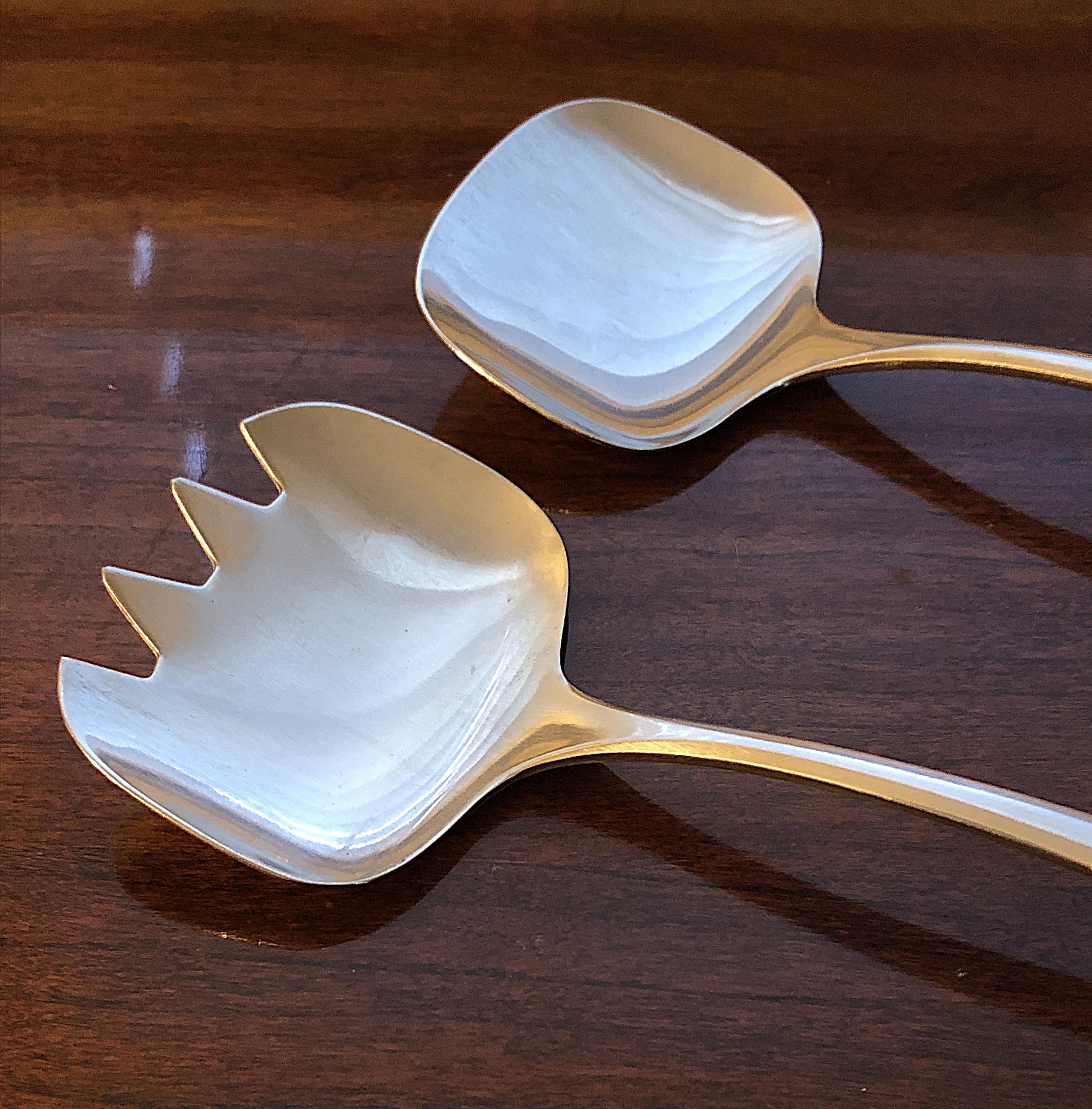 WMF Cromargan Germany 1967 Salad Serving Fork Spoon Set - Etsy