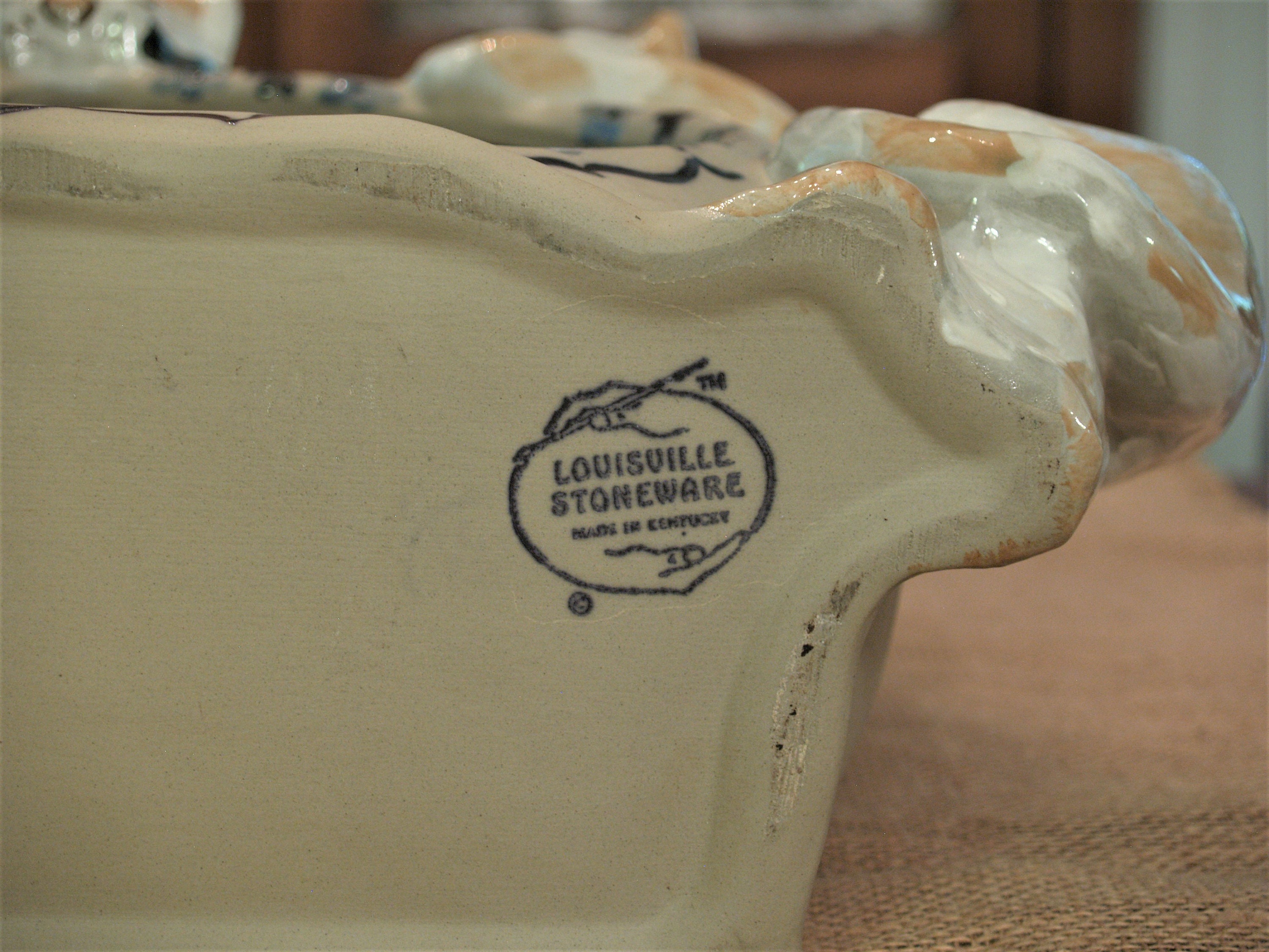 猫のイラスト皿 Louisville Stoneware 猫のイラスト皿 Louisville Stoneware